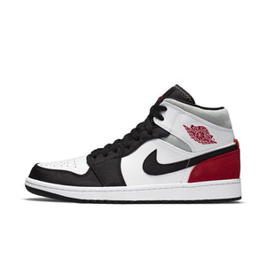 Jordan 1 Mid "Red Black Toe"