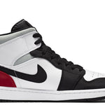 Jordan 1 Mid "Red Black Toe"