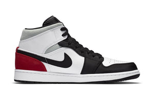 Jordan 1 Mid "Red Black Toe"