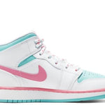 Jordan 1 Mid "Digital Pink & Aurora Green"