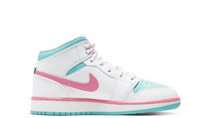 Jordan 1 Mid "Digital Pink & Aurora Green"