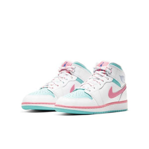 Jordan 1 Mid "Digital Pink & Aurora Green"