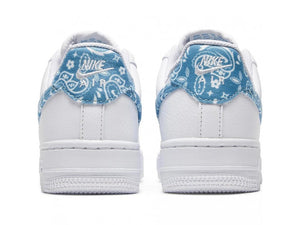 Air Force 1 Low '07 Essential White Worn Blue Paisley