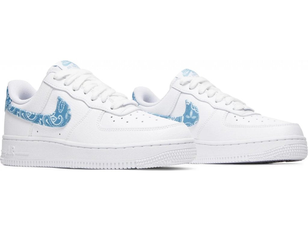 Air Force 1 Low '07 Essential White Worn Blue Paisley