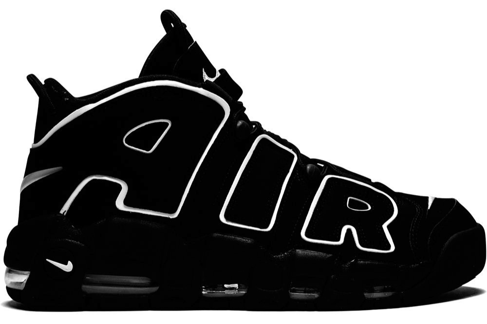 Air More Uptempo Black/White