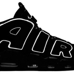 Air More Uptempo Black/White