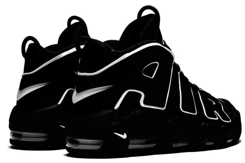 Air More Uptempo Black/White