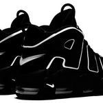 Air More Uptempo Black/White