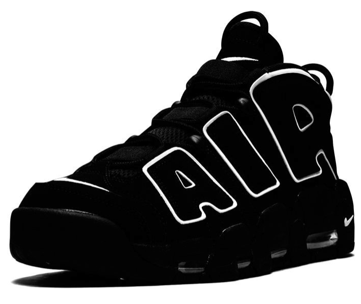 Air More Uptempo Black/White