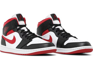 Jordan 1 Mid Gym Red Black White