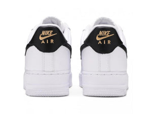 Air Force 1 Low '07 Essential White Black Gold Mini Swoosh